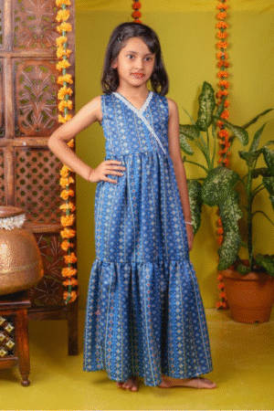 Indigo Tiered Maxi Dress