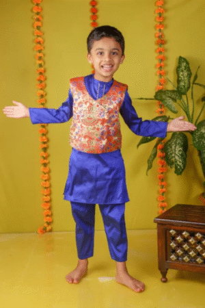 Paithani Kurti Jacket Set